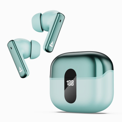 boAt Airdopes 181 Pro w/ 100 HRS Playback, 4 Mics ENx Technology & ASAP Charge Bluetooth(Frosted Mint, True Wireless)
