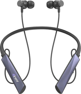 InEar DJ-M8 Bluetooth Neckband with 60H Playtime,Voice Changer, Magnetic On Off,Type-C Bluetooth(Black, True Wireless)