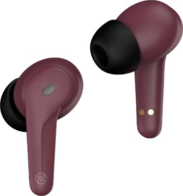 Noise Buds Prima 2 Earbuds with 50-Hours of Playtime, Quad Mic with ENC and Tru Bass Bluetooth Headset(Deep Wine, True Wireless)