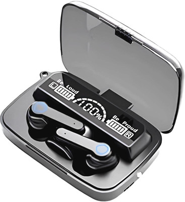 Meera Trader M19 TWS Wireless Bluetooth Earbuds 77 Bluetooth(Black, True Wireless)