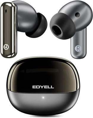Edyell A1 Wireless Earbuds with 48 HRS Playtime, HD Calling, HiFi Stereo Sound, USB-C Bluetooth(Black2, True Wireless)