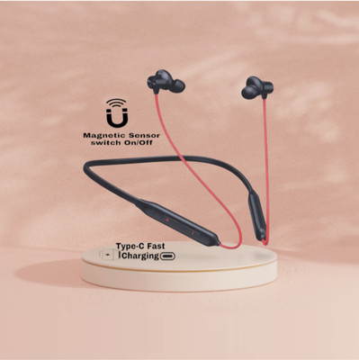 TWS Advanced Bluetooth Neckband - Latest Wireless Tech, Enhanced Bass_G9 Bluetooth & Wired(Red, In the Ear)