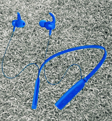 GPQ STORE Rokerz 235 Pro Wireless Bluetooth Neckband(0B.218 Bluetooth(Blue, In the Ear)