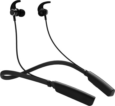 XUOP Wireless Headset with 24H Playtime, IP55 Waterproof Sports Headphone for Running Bluetooth Headset(Black, In the Ear)