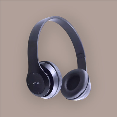 GDS Fold Wireless UltraBass Signature Sound_ZC Bluetooth & Wired(Black, On the Ear)