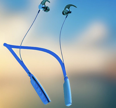 GPQ STORE Rokerz 235 Pro Wireless Bluetooth Neckband(0B.812 Bluetooth(Blue, In the Ear)