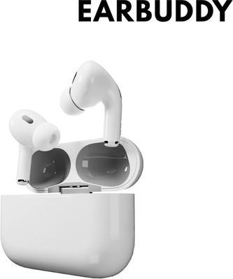 EARBUDDY SnapX 20 Buds With Touch Sensor, Waterproof, ANC, Bluetooth V5.3 Bluetooth(White, True Wireless)