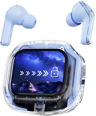 COREGENIX Airmaxx TouchScreen ANC BT Earbud with 35Hr Playback, Active Noise cancellation Bluetooth(Blue, True Wireless)