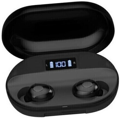 DigiClues RB T2 Max Earbuds/TWs Upto 300 Hrs Playtime With 2000 mAh Power Bank ASAP Charge Bluetooth(Black, True Wireless)