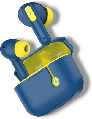 JAZX Bullets 501 TWS Earbuds with 50 HRS Playtime,(50ms Low Latency), Bluetooth v5.3 Bluetooth(Blue, Yellow, True Wireless)