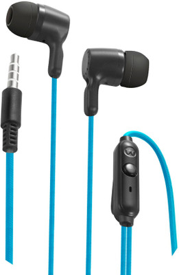 MZ M102 (STEREO WIRED EARPHONE) Strong Bass Stereo HD,10mm Speaker Size 130cm Cable Wired(Blue, In the Ear)