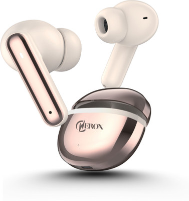 WEROX Z-Lite Bluetooth Headphone Twins Wireless Buds (set of 1) Bluetooth Gaming(White, True Wireless)