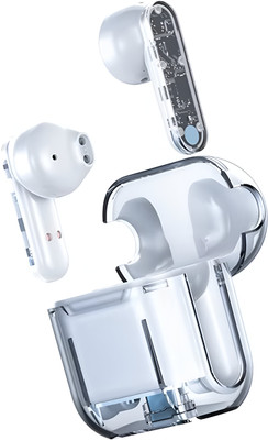 COREGENIX TM10 Transparent TWS with BT5.3, 30hrs Playtime, Low Latency, High Performance Bluetooth(White, True Wireless)