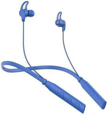 Ditto Hub Prime Series Neckband With Long Hours Playback Time Bluetooth(Blue, In the Ear)