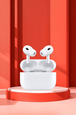 Morxt AirRodes Pro 2 Elite Hi-Fi Bass & Noise Cancel Gaming EarBud with ANC Bluetooth(White, In the Ear)