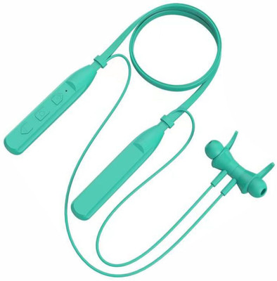 DIVINEYS New EI63 Bt Neckband With Calling Vibration Bluetooth(Green, True Wireless)