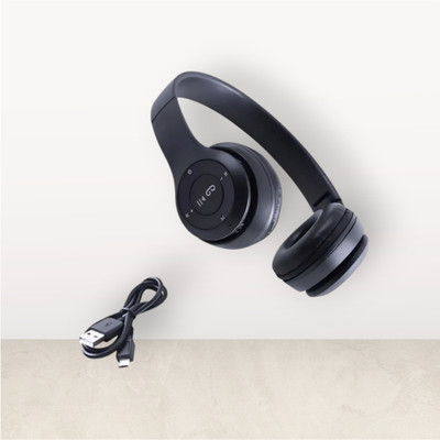 TWS Foldable Bluetooth Monitor with Elite Bass Engineering_QZ Bluetooth & Wired(Black, On the Ear)