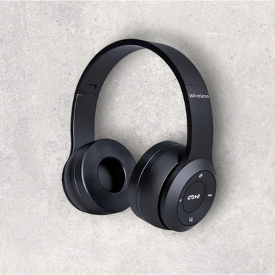 TWS Wireless Foldable Bass Thunder Pro Elite_ZN Bluetooth & Wired(Black, On the Ear)