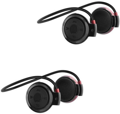 Lipzie Buy ONE GET ONE Universal Sports Wireless Mini 503 Bluetooth Stereo Headphone Bluetooth(Black, In the Ear)