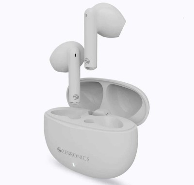 ZEBRONICS Zeb-Jiggle Bluetooth Headset(White, In the Ear)