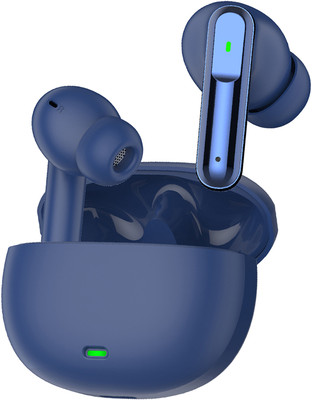 snowbudy SB-151 Butterfly TWS Earbuds 3D Stereo Audio With 30Hrs Playtime Headphone Bluetooth Gaming(Blue, True Wireless)