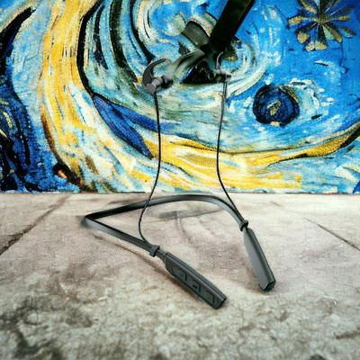 GPQ STORE Rokerz 235 Pro Wireless Bluetooth Neckband(0.3610 Bluetooth(Black, In the Ear)