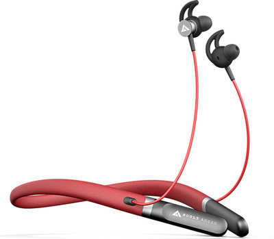 Boult Audio ProBass Fcharge With 40 Hrs Playtime, ENC, Fast Charging, Fast Pairing Bluetooth Headset  (Red, In The Ear) For Rs. 899 @ 82 %