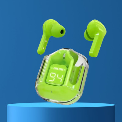 Clairbell Max UltraPods (Wireless Earbuds) Transparent Charging Case, Digital Display W430 Bluetooth(Multicolor, True Wireless)