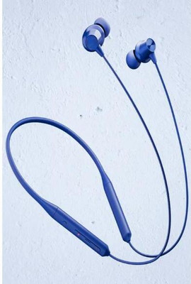 Nslix Neckband Wireless Earphones with Crystal Clear Audio Bluetooth(Blue, On the Ear)