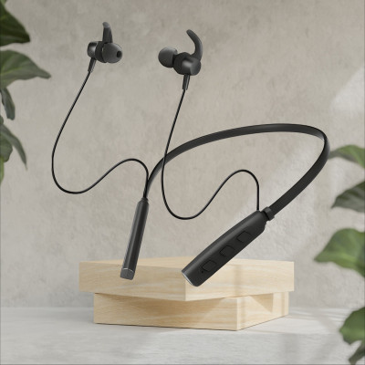 GPQ STORE Rokerz 235 Pro Wireless Bluetooth Neckband(0.4241 Bluetooth(Black, In the Ear)