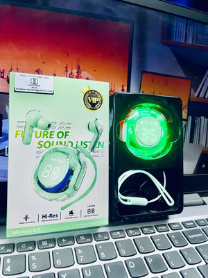 NKL Smart Design Led UltraPods 2 Buds With Charging Case 116 Bluetooth(Green, True Wireless)