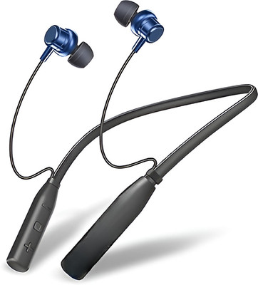 BASS BLING Bluetooth-553 /50 Hour Playtime, Dual Pairing, Magnetic on/off Bluetooth(Blue, In the Ear)