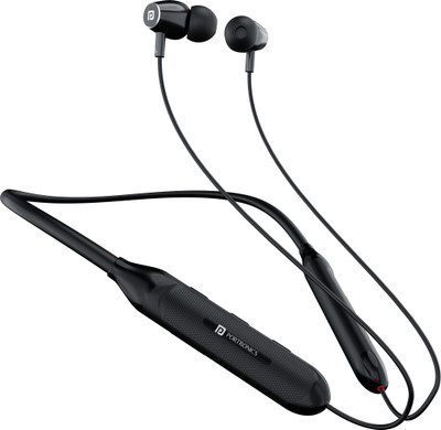 Lowest Portronics Harmonics Z7 Bluetooth Wireless In Ear Earphones With Upto 40 Hours Playback, 10mm Dynamic Driver, Gaming Mode, High Bass, IPX4 Water And Sweat Resistant, Type C Fast Charging(Black) For Rs. 498 @ 75% off