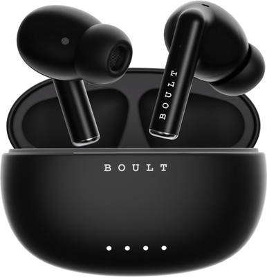 Boult W20 with Zen ENC Mic, 35H Battery Life, Low Latency Gaming, Made in India, 5.3v Bluetooth(Space Black, True Wireless)