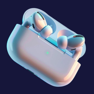 dinesh enterprises WIRELESS TWS AIRPOD black Earbud Bluetooth ANC-133 Bluetooth(Marbel White, In the Ear)