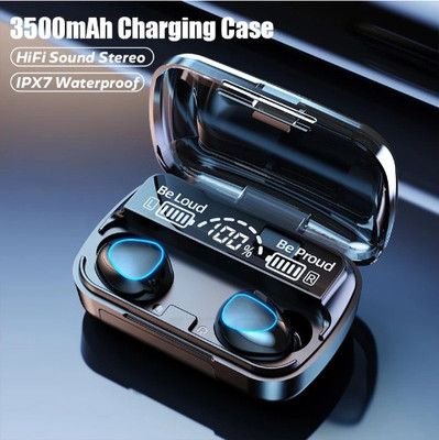Clairbell VTK_405A_M10 Wireless Earbuds Bluetooth Headset Bluetooth(Black, True Wireless)