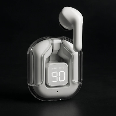 Knull Earbuds-Air-S10-tws-white-4 Bluetooth without Mic(White, True Wireless)