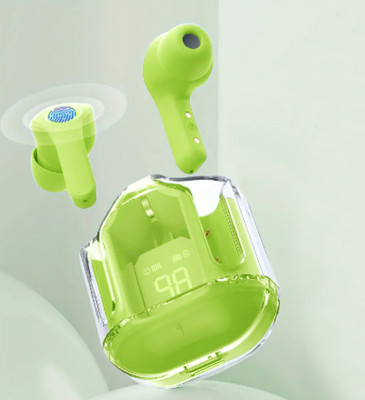 HOUSE OF SOUND T_12 EARBUDS Bluetooth Gaming(Green, True Wireless)