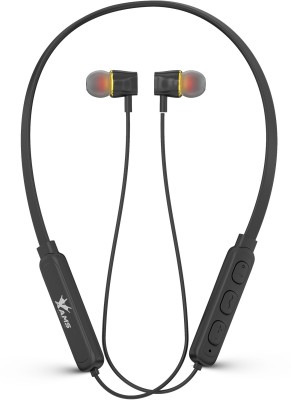 AAMS 116 Bluetooth v5.0 Neckband, 40Hrs Playtime, Magnetic Ear Earbuds, Dual Pairing Bluetooth Headset(Black, In the Ear)