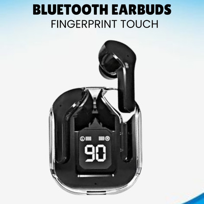 SACRO Max UltraPods (Earbuds) Transparent Charging Case With LED Digital Display E494 Bluetooth(Multicolor, True Wireless)