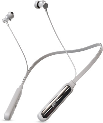 Boom Bout Max & 25Hr Playtime, ENC Mic, Dual Device Pairing, Fast Charging,5.3v Bluetooth Gaming(Grey, In the Ear)