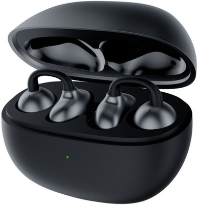 uddo Ear Clips OWS Earbuds | Loop ear buds Open-Fit Audio | 40H Playtime | Quad Mic Bluetooth(Black, True Wireless)