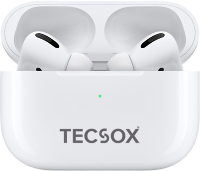 TecSox TecPods Omega TWS EarBuds |IWP Technology | 15hours Playback Time | IPX rated Bluetooth Headset(White, True Wireless)