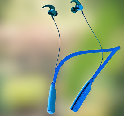 GPQ STORE Rokerz 235 Pro Wireless Bluetooth Neckband(0B.837 Bluetooth(Blue, In the Ear)