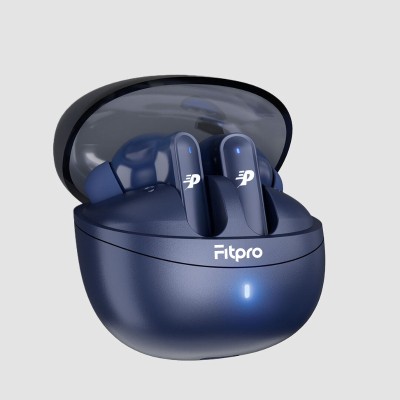 FitPro F135 Pro True Wireless Earbuds with Bluetooth Connectivity, Touch Controls Bluetooth(Blue, True Wireless)