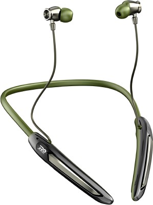 RD M-155 Verve Neckband 90H Playtime, 13mm Drivers, v5.3, Bluetooth Headset(Green, In the Ear)