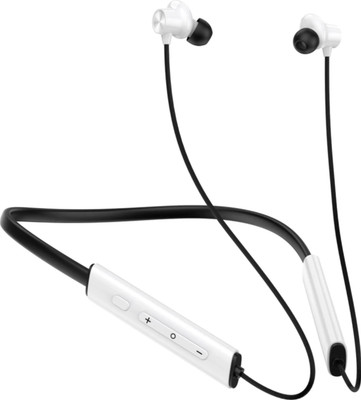 ROKAVO Z3 Buds neckband Bluetooth Wireless Headphones with Mic,Bass,Waterproof,Clear Bluetooth(White, In the Ear)