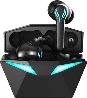 FUR JADEN AirJams 13mm HD Dynamic Driver, Thumping Bass, ENC Calling, Touch Controls 5.2 Bluetooth Gaming(Black, True Wireless)
