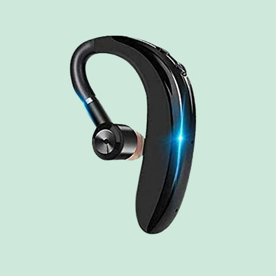Zebur Bluetooth Mic v5.0 for Calling, Music Sports Earbuds Single Ear Bluetooth(Black, On the Ear)