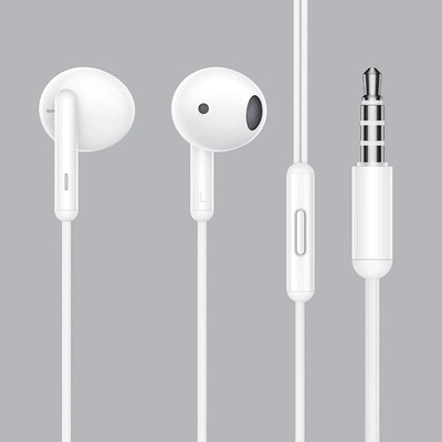 NYC Simplify Your Life Deep Bass Buds Classic RMA2001 Wired Earphones with HD Microphone Wired Gaming(White, In the Ear)